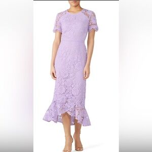 Shoshanna Lilac Lace Dress, size 8, NWT
